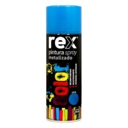 SPRAY METALICO AZUL 400ml REX