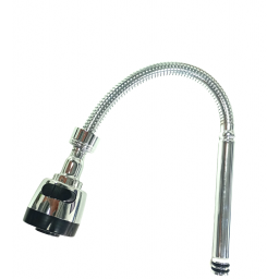 PICO FLEXIBLE CON AIREADOR CROMONEGRO GRANDE