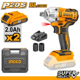 LLAVE IMPACTO 20V P20S 12 SUPER SELECT INGCO CIWLI2038