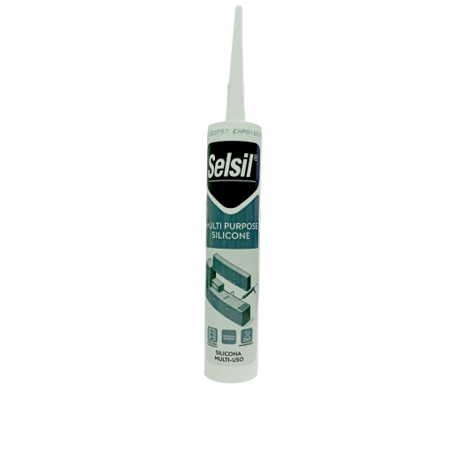 SELSIL SILICONA ACIDA 280ML TRANSPARENTE (no aluminios/espejos)