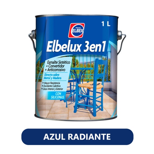 ELBELUX 3 EN 1 AZUL RADIANTE 1LT