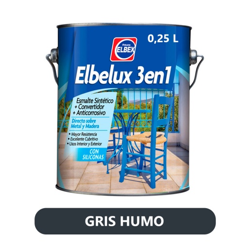 ELBELUX 3 EN 1 GRIS HUMO 250ml