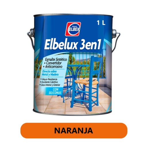 ELBELUX 3 EN 1 NARANJA 1LT