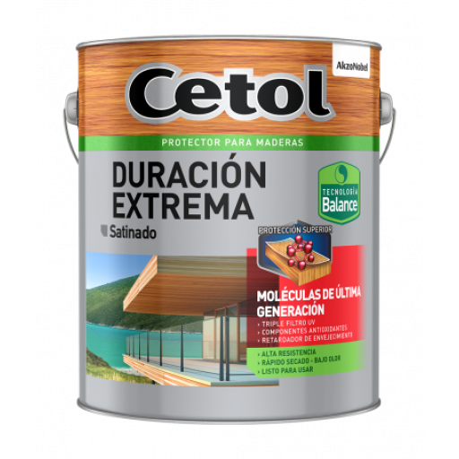 PROTECTOR DE MADERA CETOL DURACION EXTREMA CRISTAL 1LT