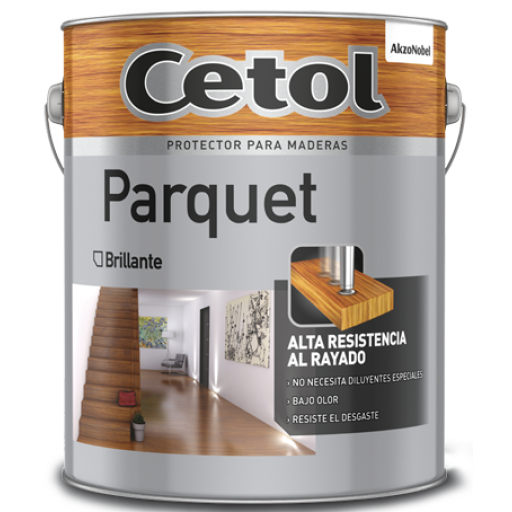 PROTECTOR DE MADERA CETOL PARQUET BRILLANTE 1LT