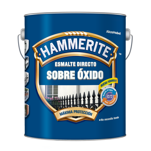 ESMALTE CONVERTIDOR HAMMERITE FORJA NEGRO 900ml