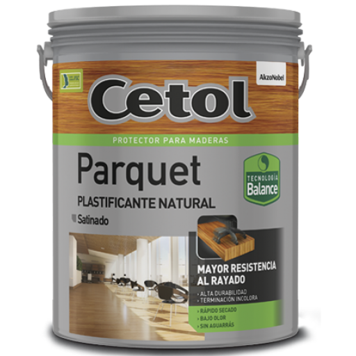 PINTURA p/PARQUET CENTOL PARQUET RECUB SOLV SATINADO 4LT