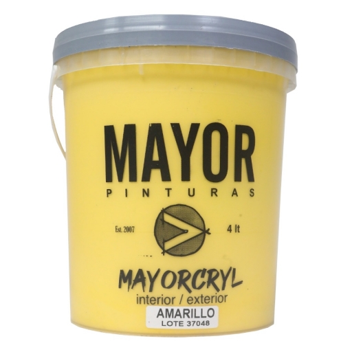 MAYORCRYL COLOR AMARILLO 4LT