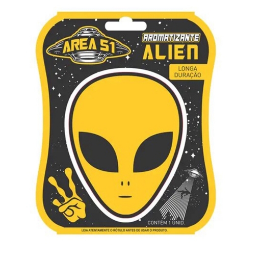 AROMATIZANTE ALIEN AMARILLO AREA 51 COLGAR CENTRASUL