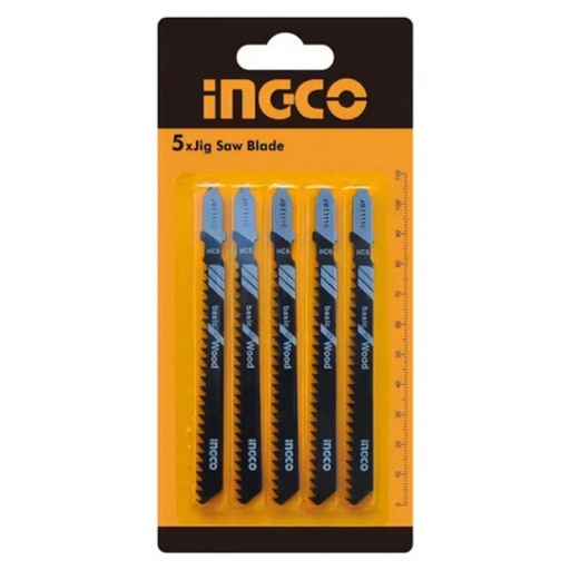 SET X 5 HOJAS P/MADERA CALADORA 74MM INGCO JBT144D