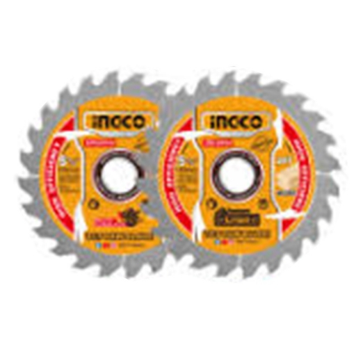 SET X2 DISCOS 24D 140MM ULRTA FINO 1.0MM INGCO TSB1403
