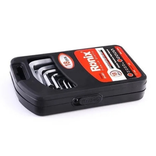 JUEGO LLAVES ALLLEN HEXA.RONIX CORTAS 18 PZAS.RH2051