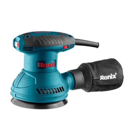LIJADORA ORBITAL RONIX 125MM 320W 12000RPM C/RECOG. DE POLVO