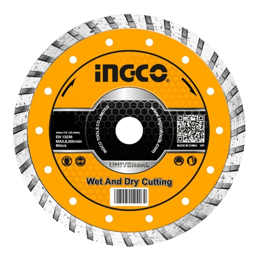 DISCO ULTRA FINO TURBO 4 1/2*X22.2MM 0.8MM DMD031151HT INGCO