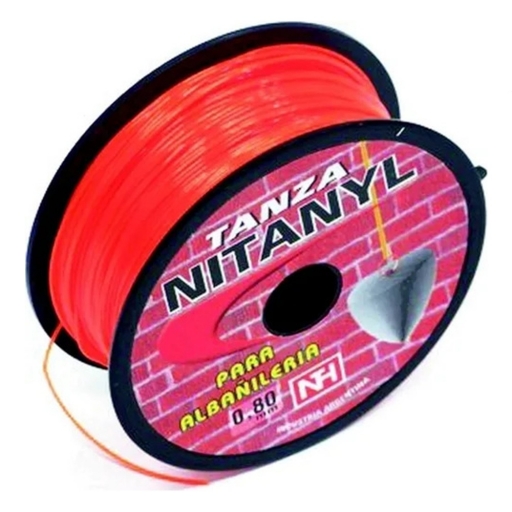 TANZA ALBAIL NARANJA 80mm x 100mt NITANYL