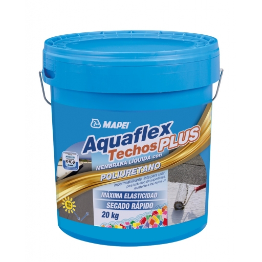 MEMBRANA LIQUIDA AQUAFLEX TECHOS PLUS 20KG BLANCA MAPEI