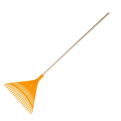 ESCOBILLA DE JARDIN PLASTICA 51 CM 22 DIENTES 158 CM WOKIN 312522