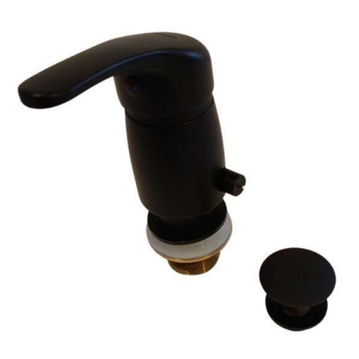 MONOCOMANDO DE MESADA CHEF 35MM NEGRO LITIUM 2121