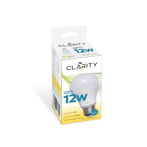 LAMPARA LED CLARITY 12W CALIDA