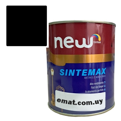 SINTEMAX ESMALTE PREMIUM 3.6 LTS NEGRO BRILLANTE 2413