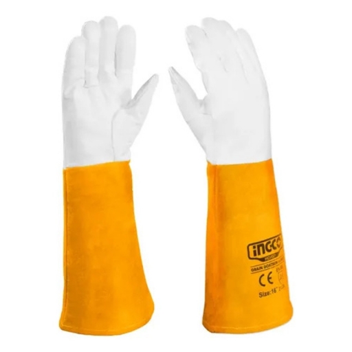 GUANTES DE SOLDAR TIG 16 CUERO HGVG01 HGVG01