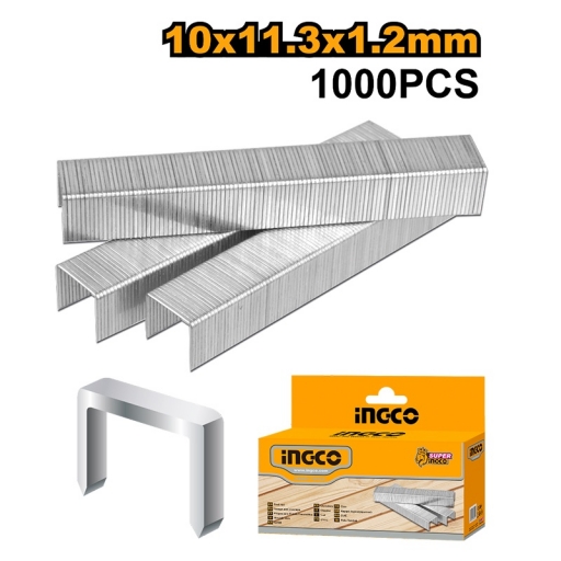 GRAMPAS INDUSTRIAL 10mm CAJA 1000u INGCO STS0210 PARA HSG1404