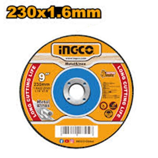DISCO CORTE 9 - 1.6mm INGCO MCD162301