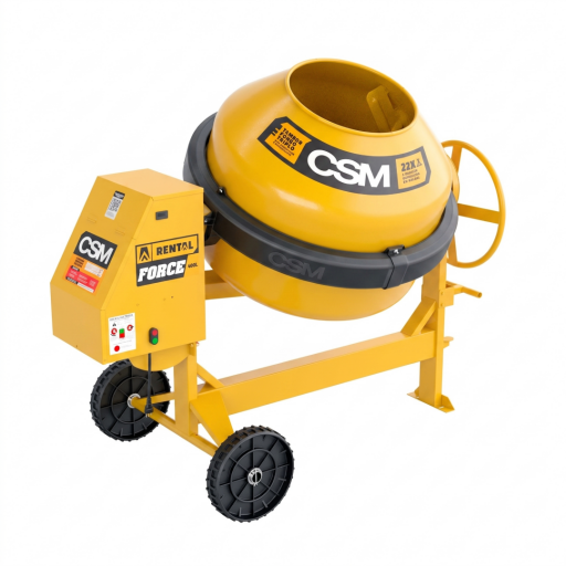 HORMIGONERA 400LT MONOFASICA 2CV 220V 50HZ CAJA METAL CSM