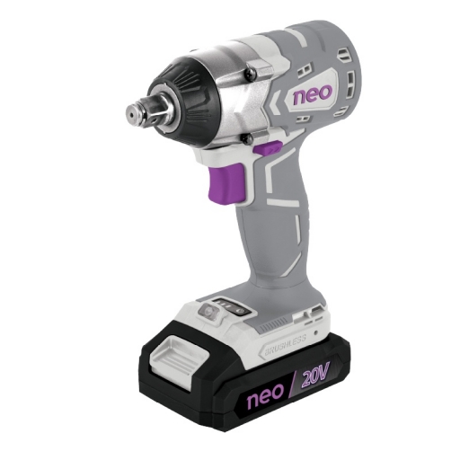 LLAVE DE IMPACTO 20V C/BATERIA BRUSHLESS NEO LI1042/20KC1