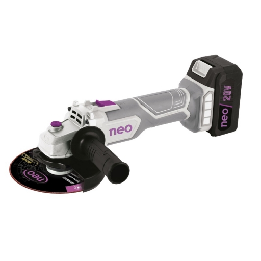 AMOLADORA 20V BATERIA 3AH Y CARGADOR NEO AA915/1/20C1