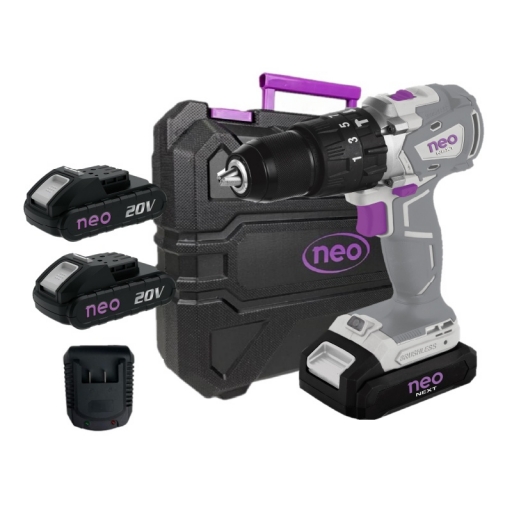 TALADRO ATORNILLADOR PERCUTOR A BATERIA NEO TP1070/20K2