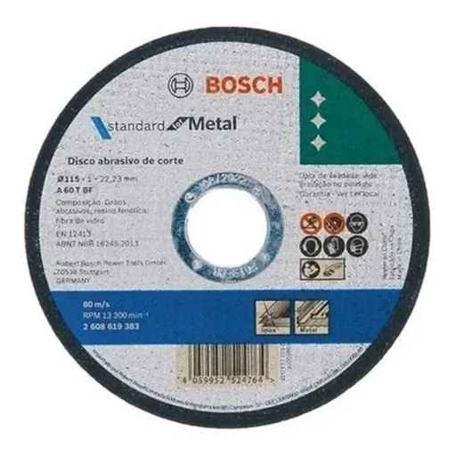 DISCO CORTE 4 1/2 1mm BOSCH