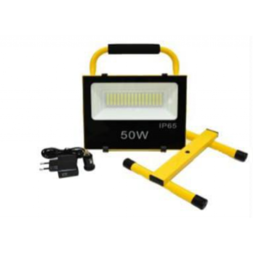 FOCO LED SOLAR Y RECARGABLE 50W SOL_037