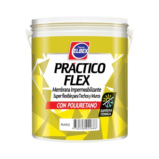 MEMBRANA LIQUIDA PRACTICO FLEX BLANCO 20Kg ELBEX