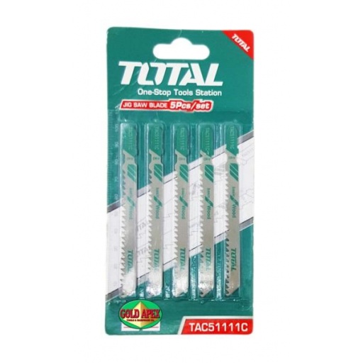 TAC51111C SET DE 5 HOJAS DE SIERRA CALADORA PARA MADERA