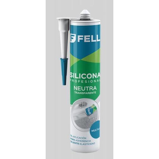 SILICONA FELL NEUTRA TRANSPARENTE DE 280ml