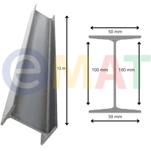 PERFIL IPN 100 12M