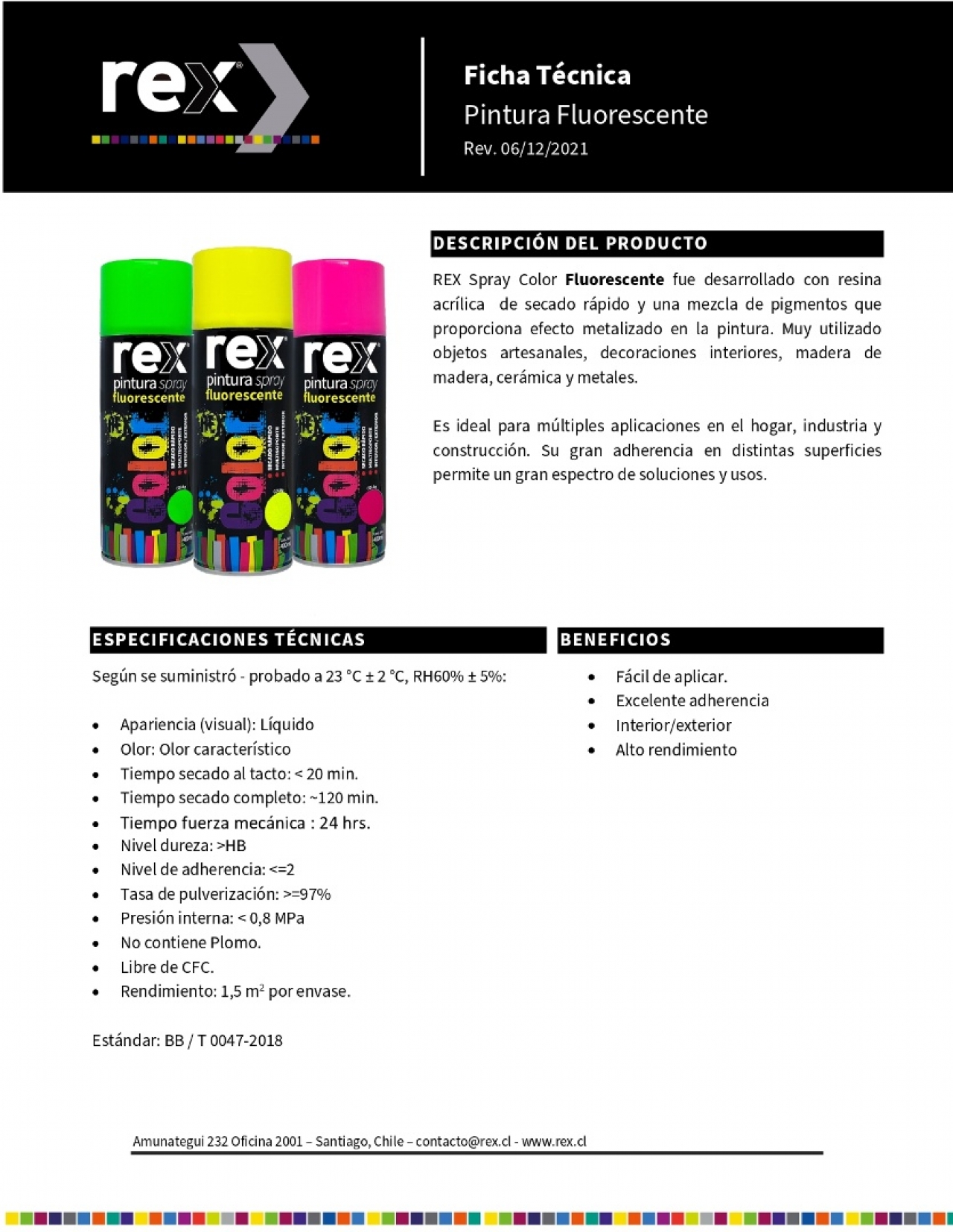 Spray Barniz Colores - REX Adhesivos