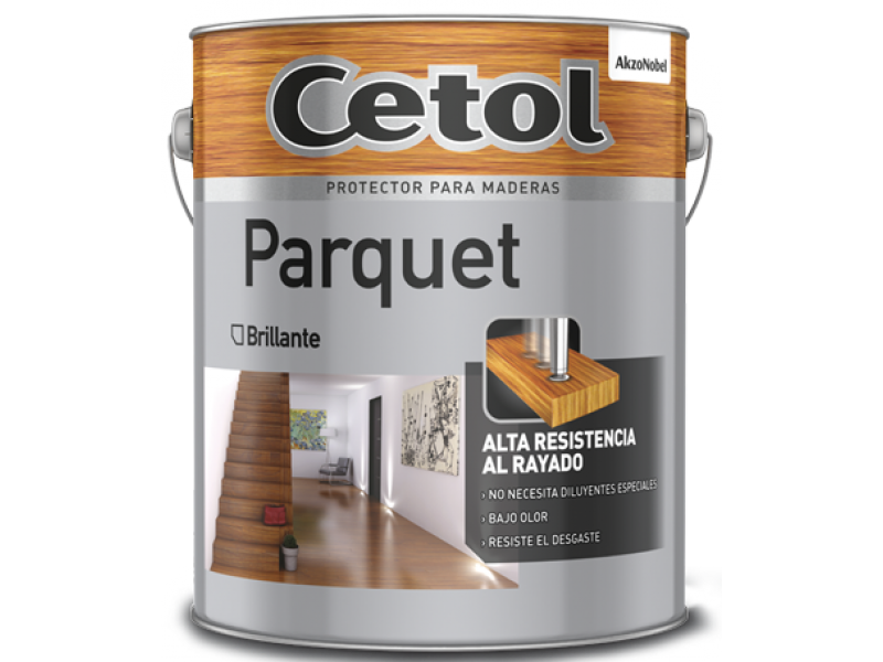 PROTECTOR DE MADERA CETOL PARQUET BRILLANTE 1LT