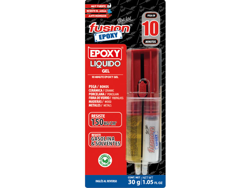 JERINGA EPOXI LIQUIDA 5min TRANSPARENTE