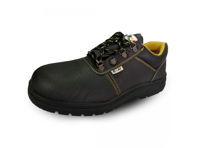 ZAPATO SEGURIDAD de OBRA NEGRO c/PUNTERA T:43 - EMAT