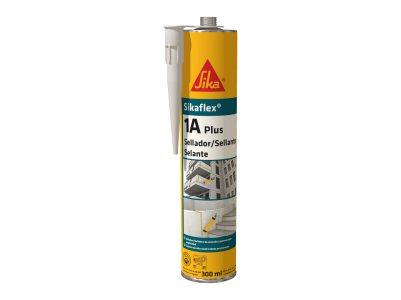 SELLADOR FISURAS Y GRIETAS SIKAFLEX 1A PLUS GRIS 300cc
