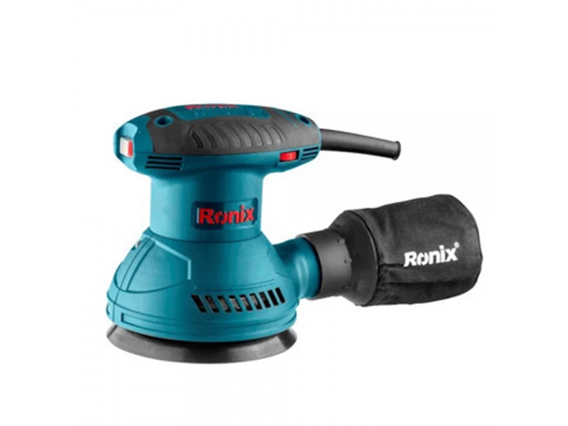 LIJADORA ORBITAL RONIX 125MM 320W 12000RPM C/RECOG. DE POLVO