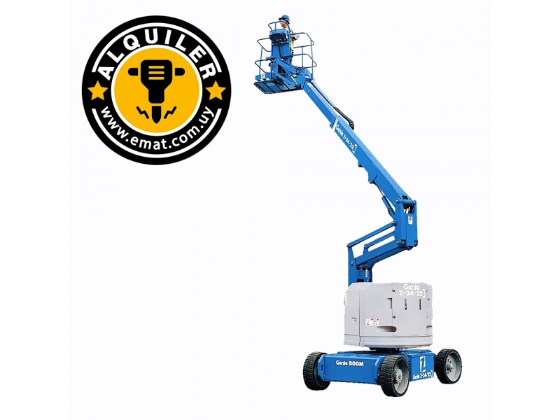 ALQUILER X DIA PLATAFORMA ARTICULADA 12M DIESEL GENIE Z34/22 4W