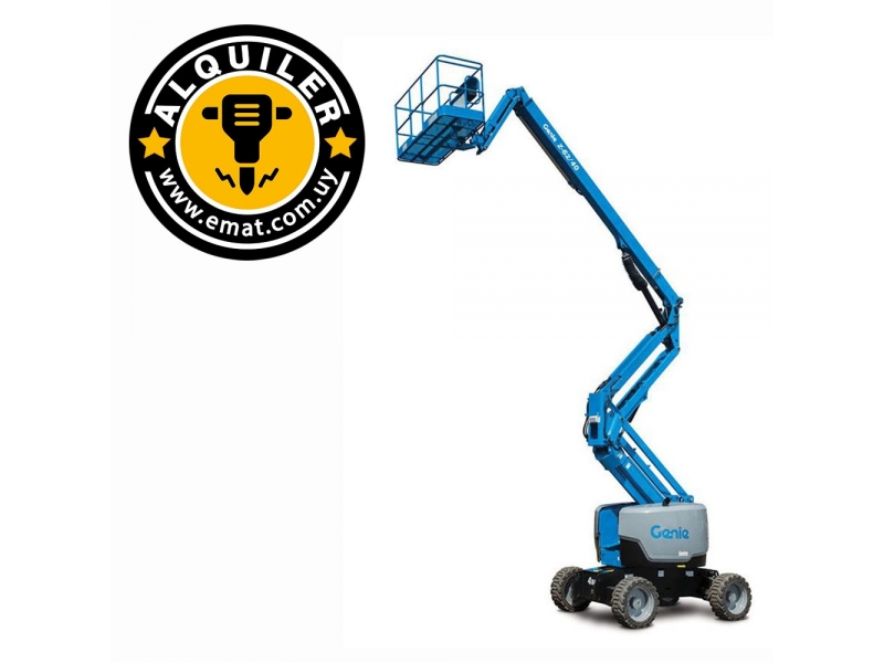 ALQUILER X DIA PLATAFORMA ARTICULADA 25 M DIESEL GENIE Z80