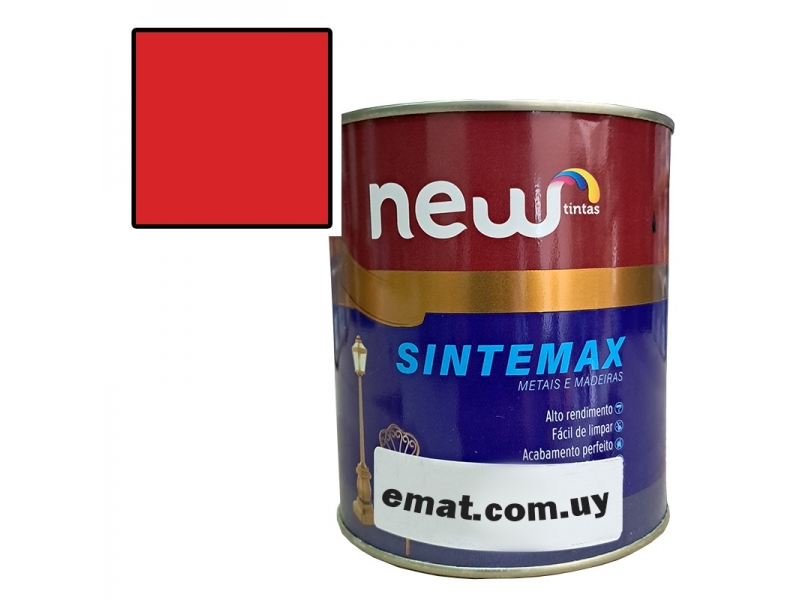 SINTEMAX ESMALTE PREMIUM 3,6LTS ROJO