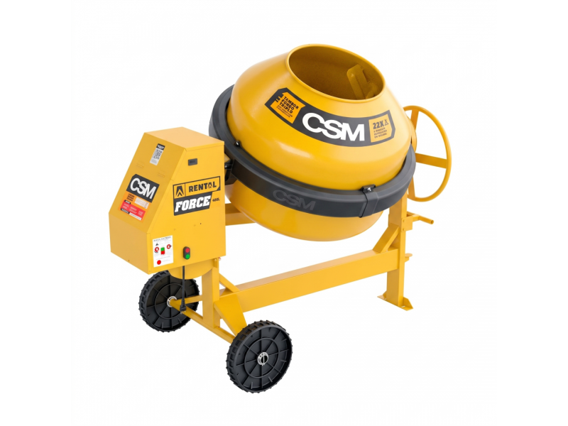 HORMIGONERA 400LT MONOFASICA 2CV 220V 50HZ CAJA METAL CSM