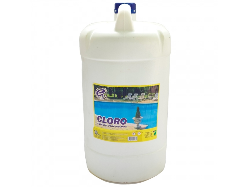 ECOCLOR CLORO PISCINAS BIDON 10LT