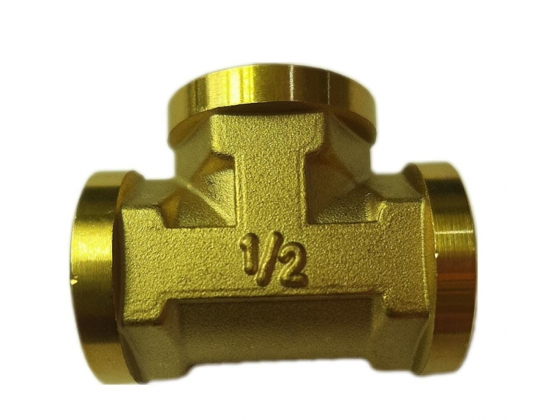 TEE BRONCE 1/2" HH