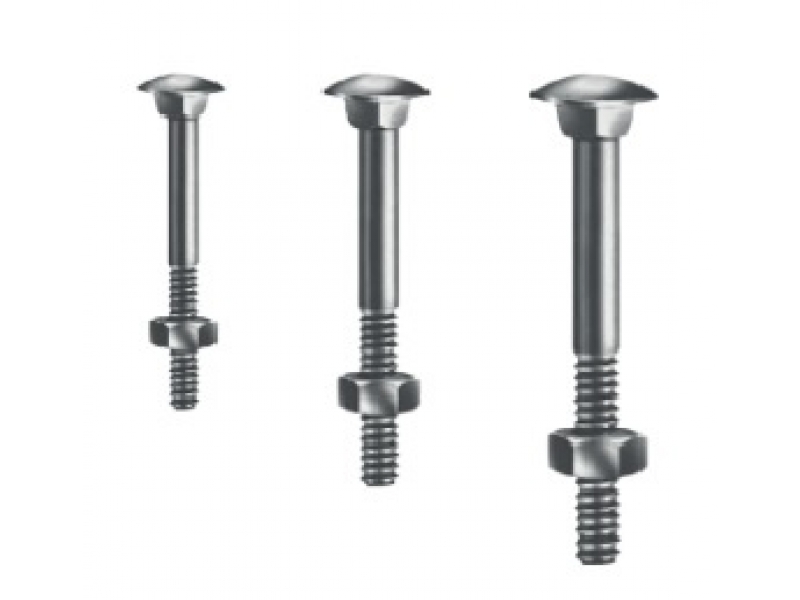 BULON MADERA Y TUERCA 1/4 x 1.1/2 xunidad